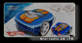 hot wheels mini radio